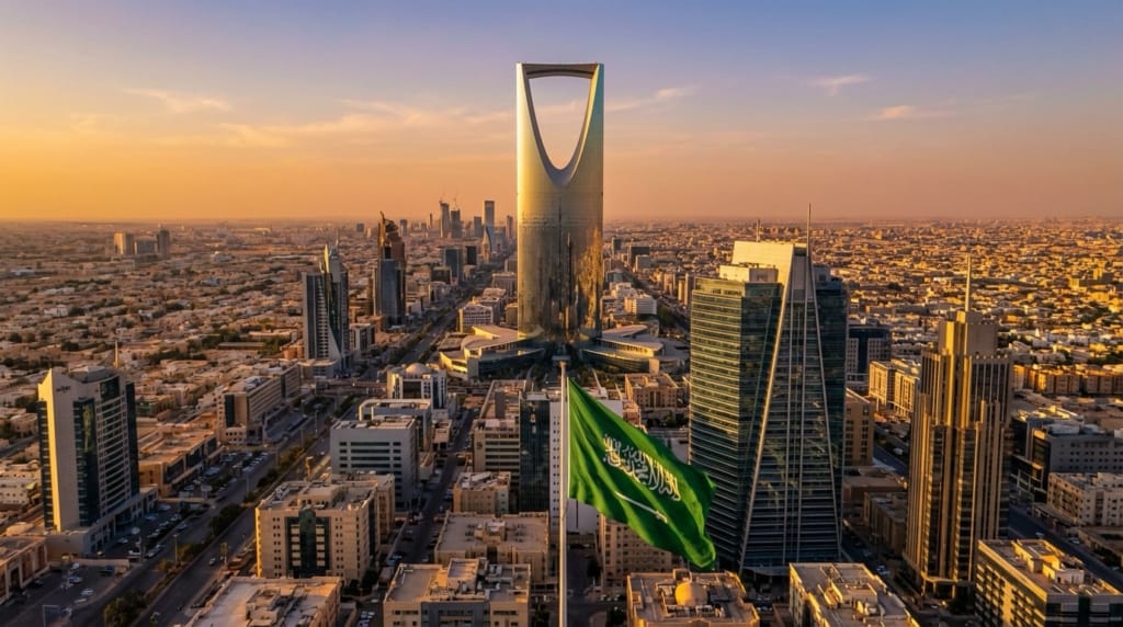 サウジアラビアの信用格付けと投資環境のイメージ